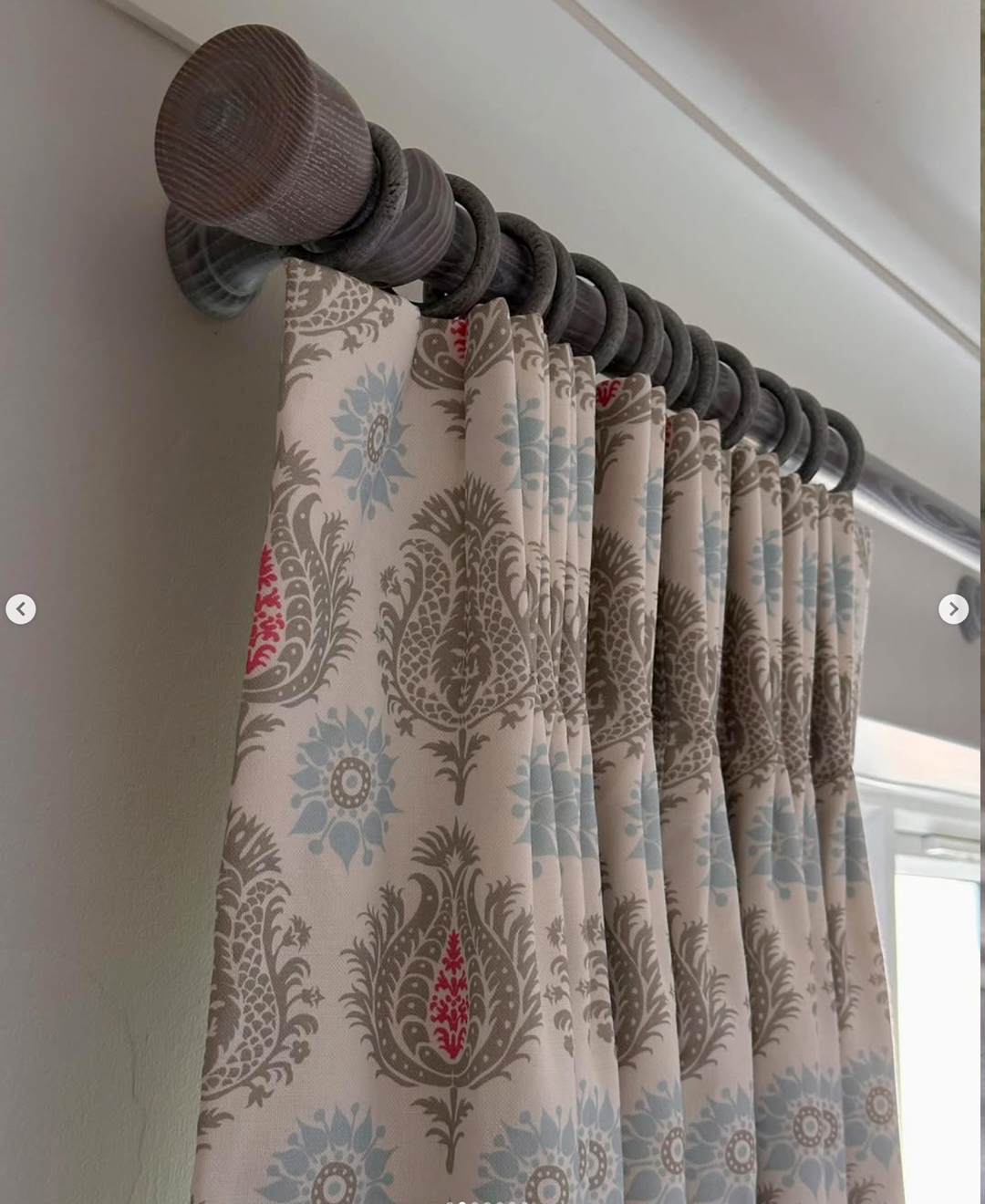 Sharanshar Dream pink curtains by Thimble Interiors – Charlotte Gaisford