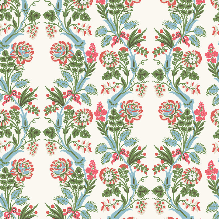 Battersea Blume Rot Tapete