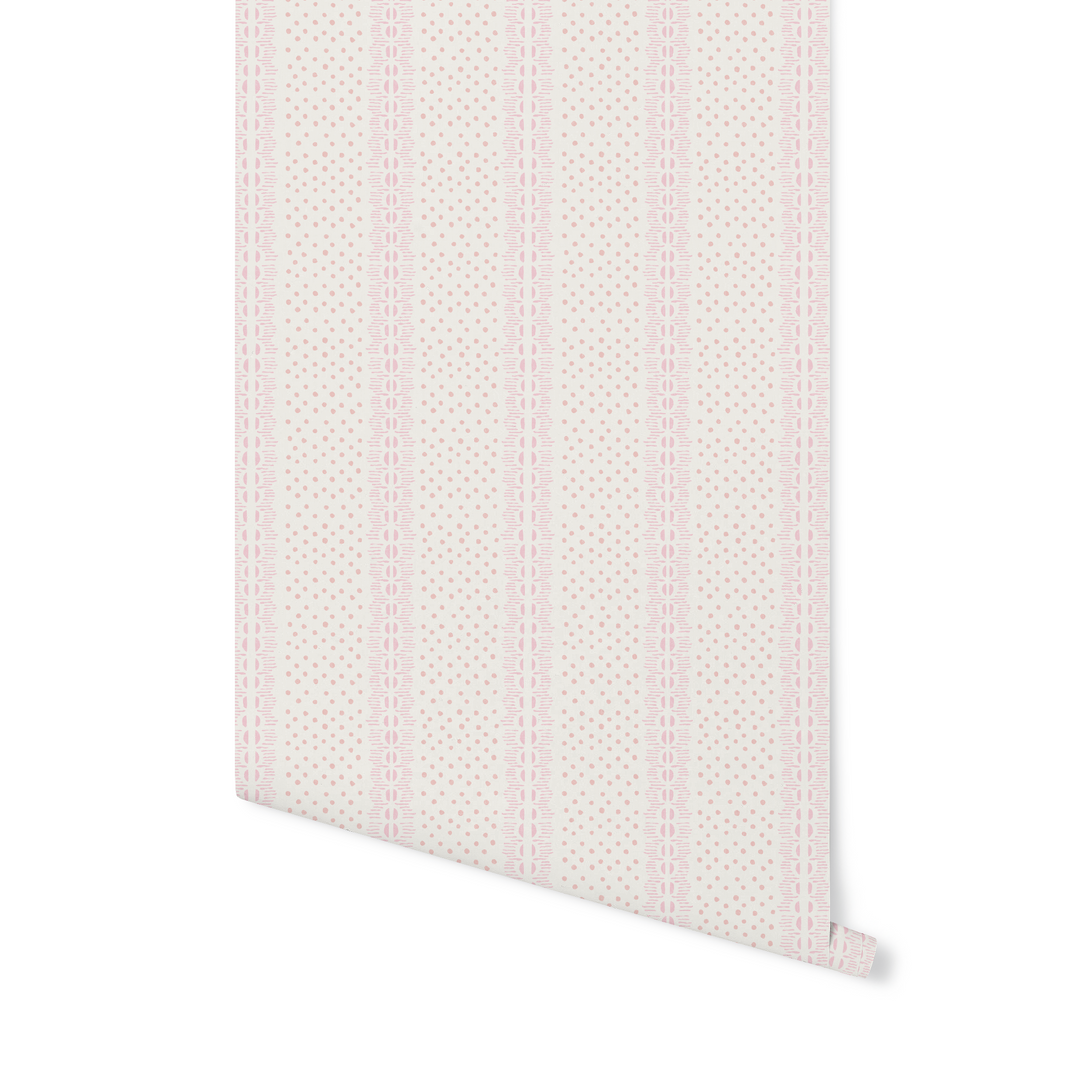Carta da parati rosa Elinor