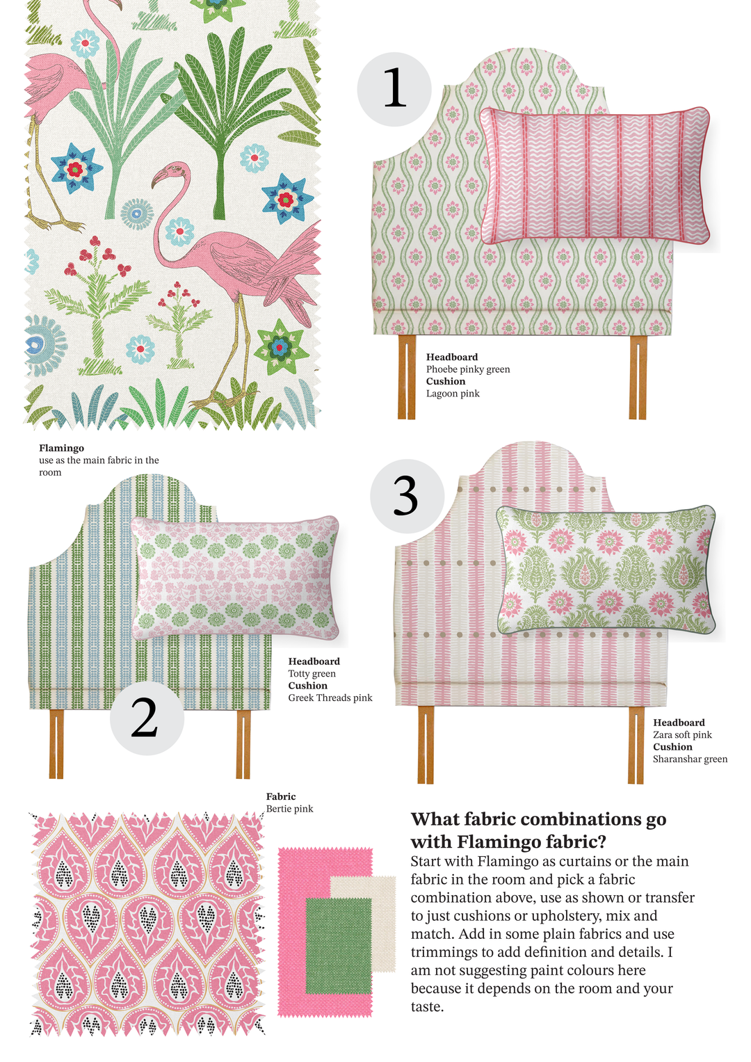 Flamingo fabric