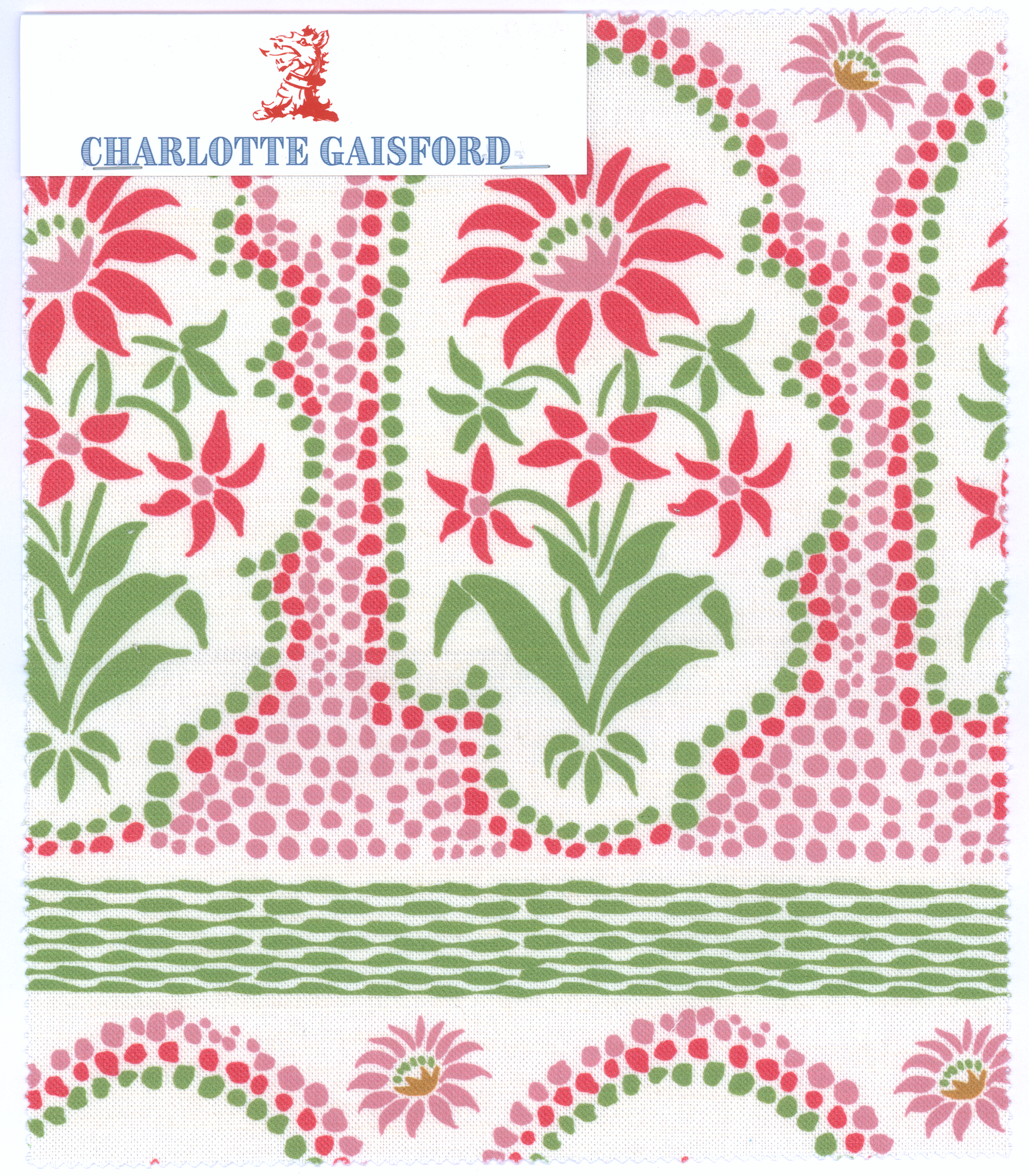 India pink interiors designer fabric – Charlotte Gaisford