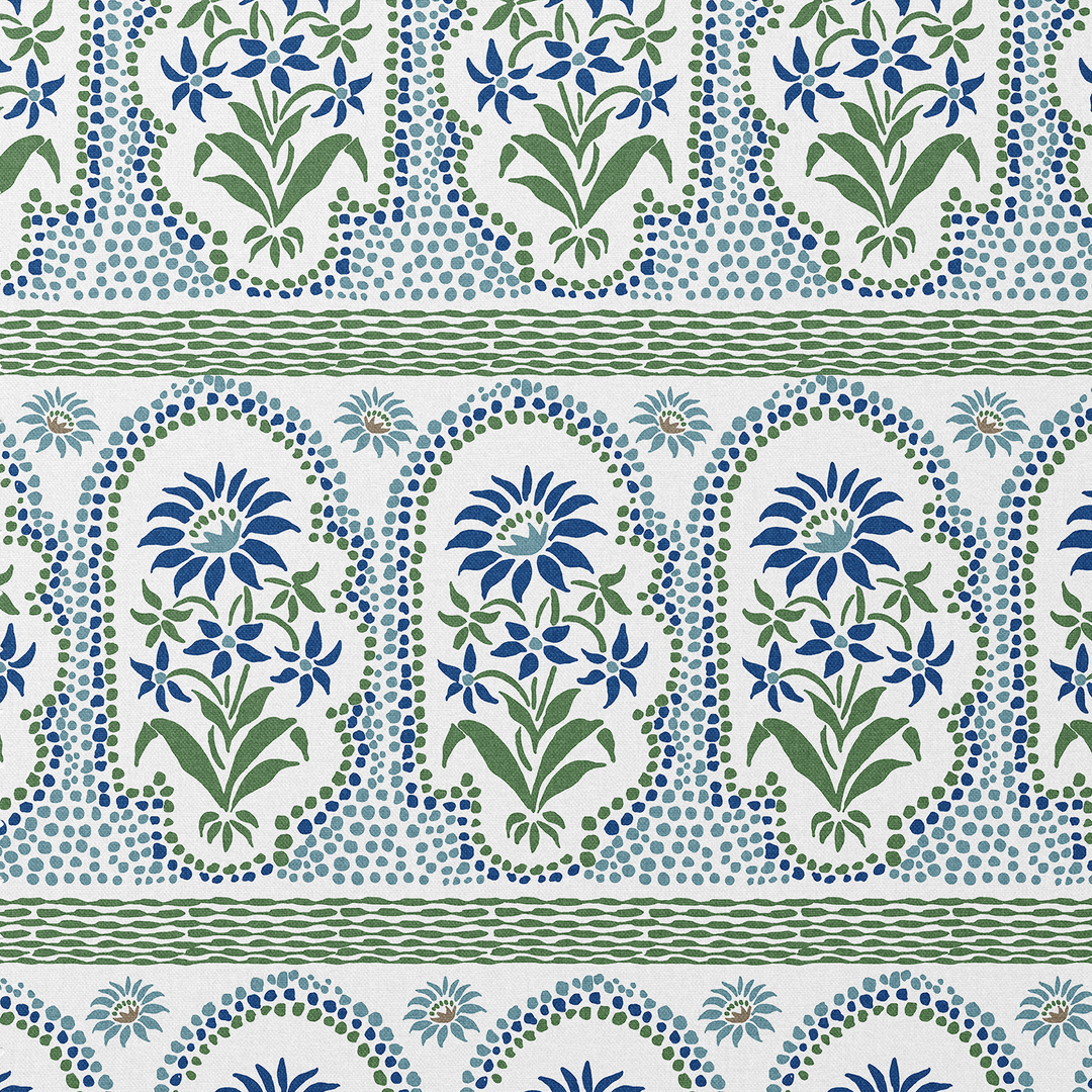 Indienblauer Stoff