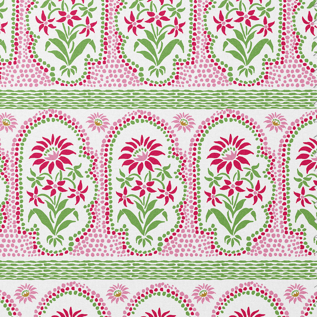 India pink fabric