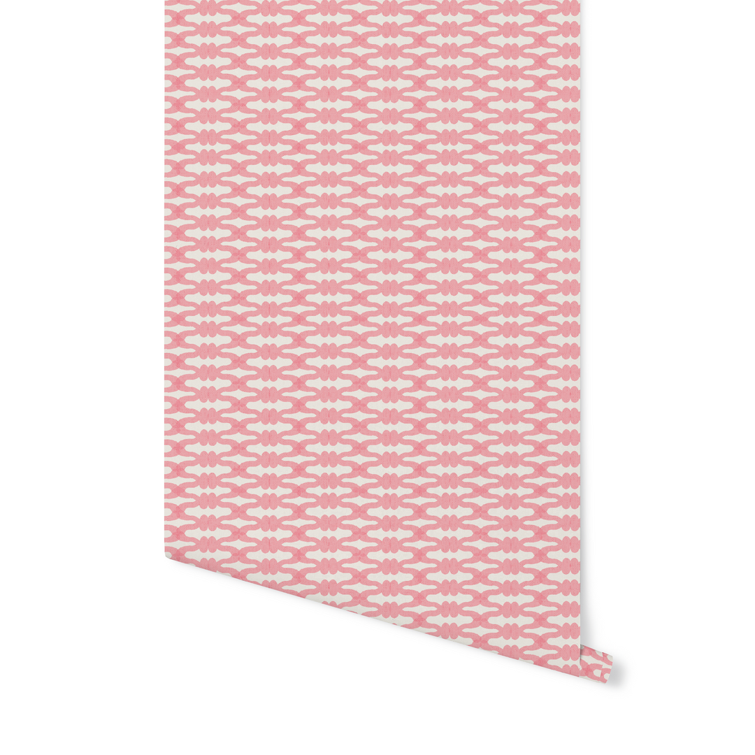 Knot coral wallpaper