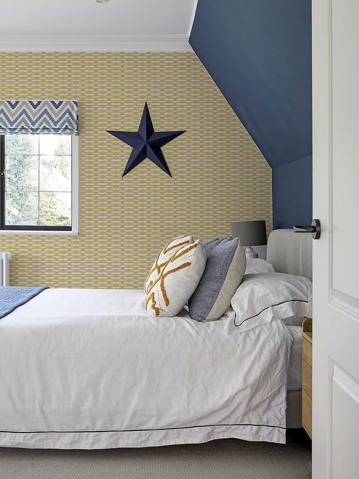 Knot lemon wallpaper
