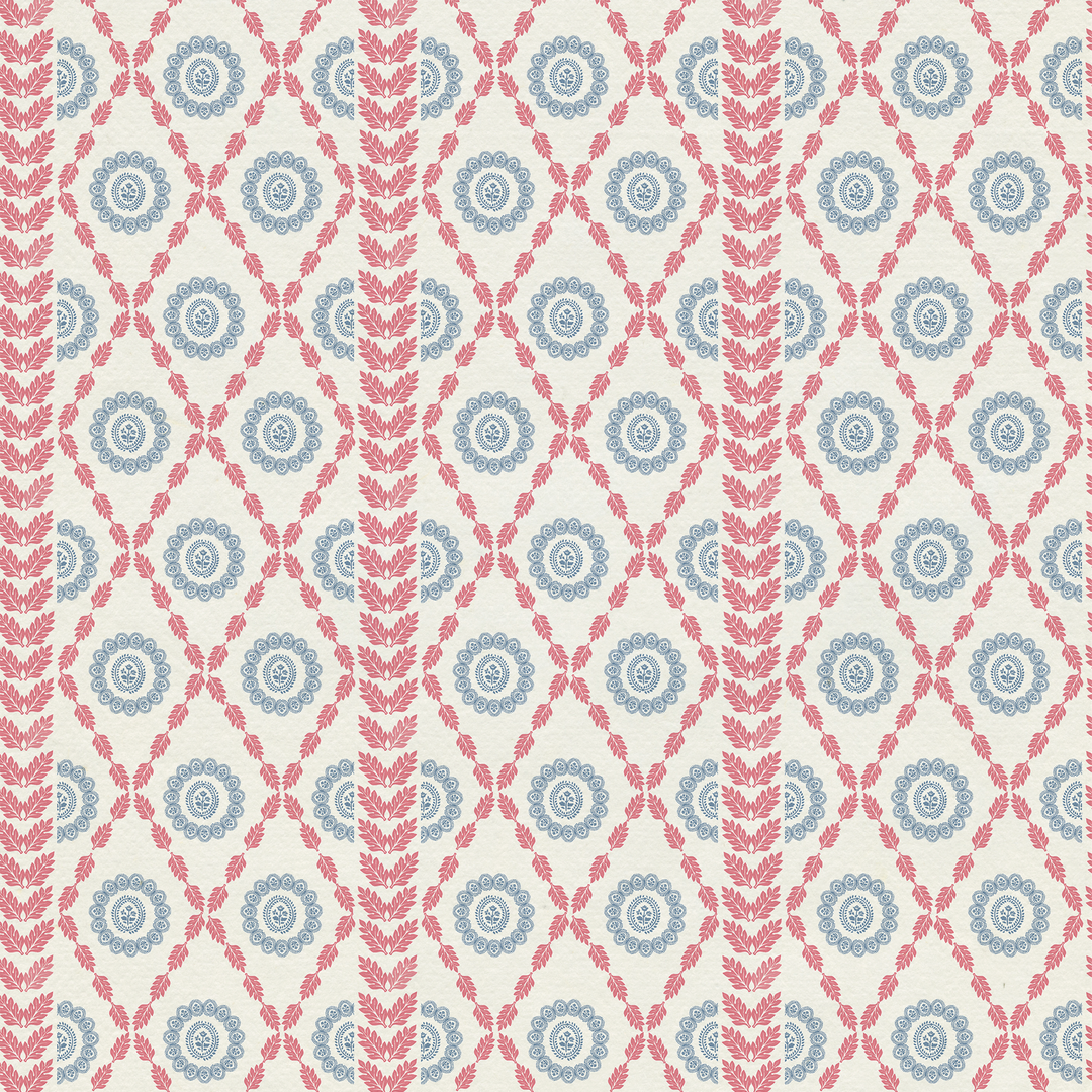 Piccadilly rouge wallpaper