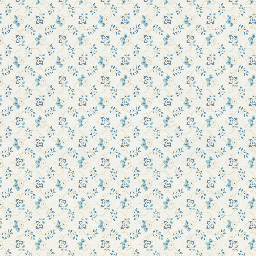 Pimlico blue wallpaper