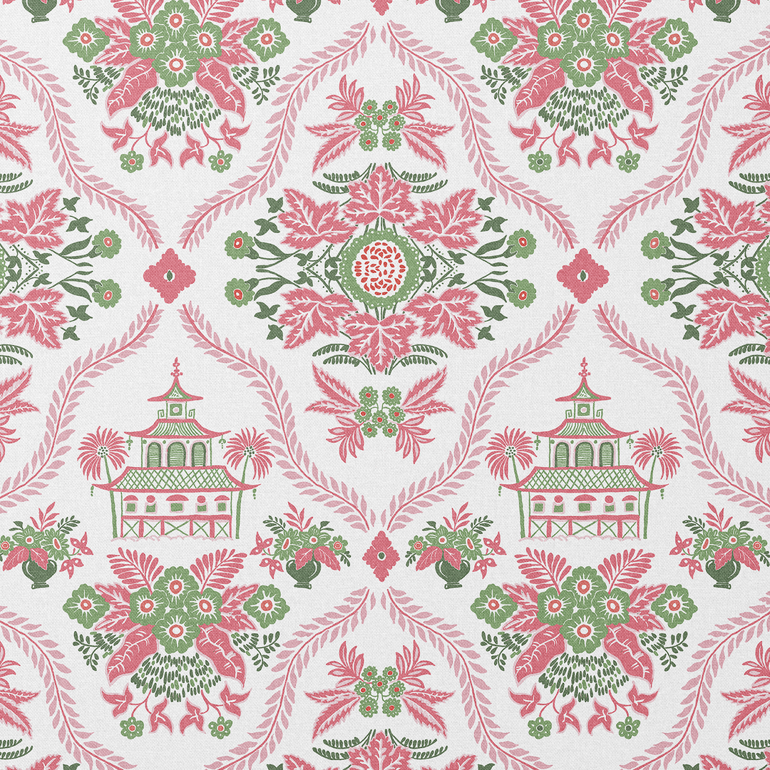 Alice pink fabric combination
