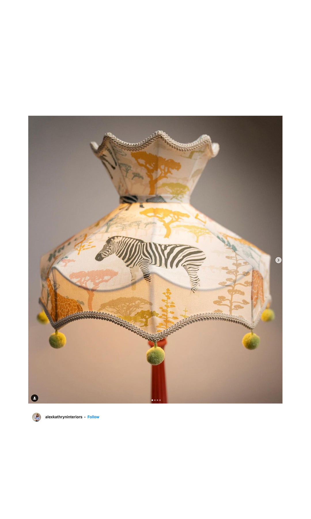 African Father lampshade