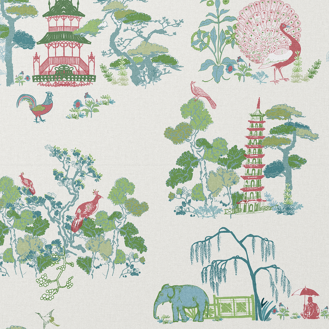 Dreaming Garden green fabric combinations