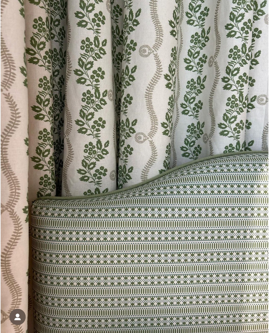 Betty and Poppy green by Westcot House