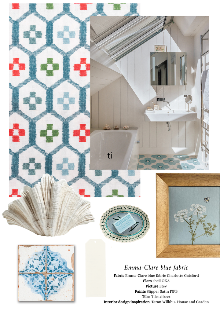 Emma-Clare blue fabric