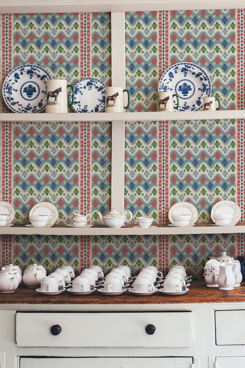 Carta da parati blu di Singapore Sling