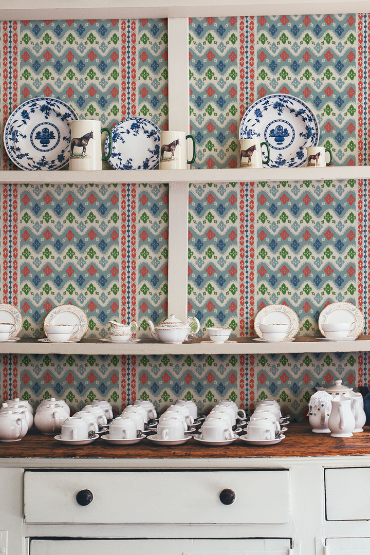 Carta da parati blu di Singapore Sling