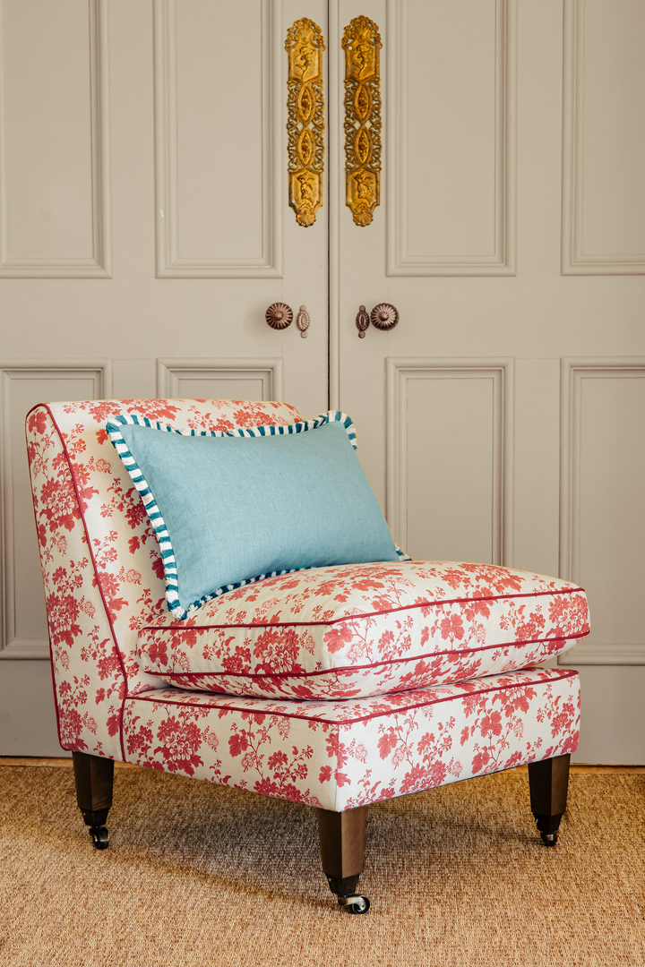 Baroness red fabric