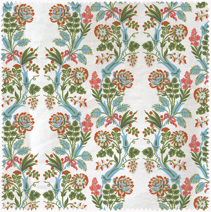 Battersea Flower red fabric