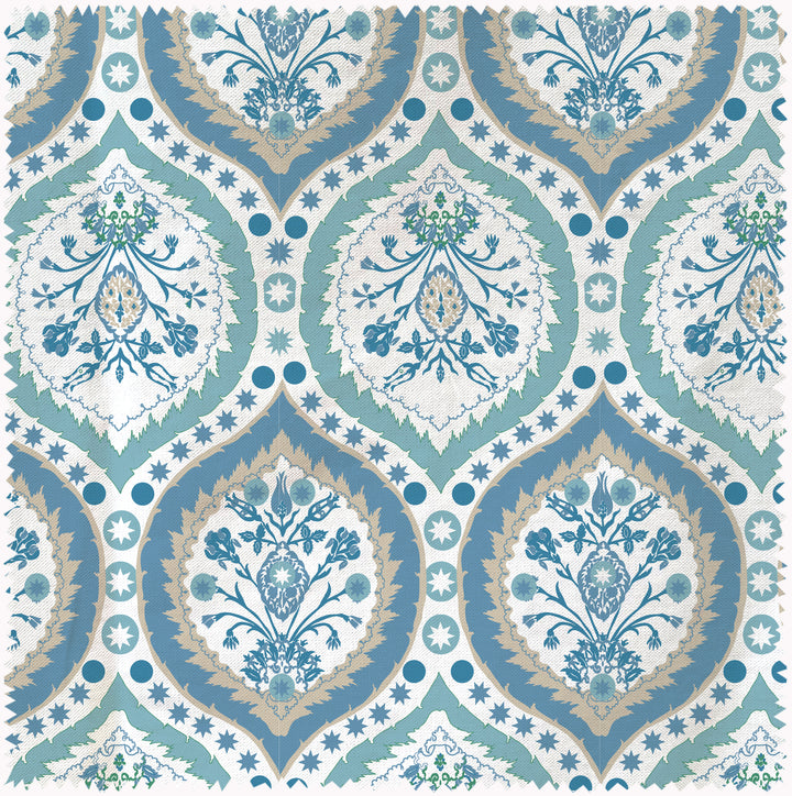 Camilla Pretty blue fabric