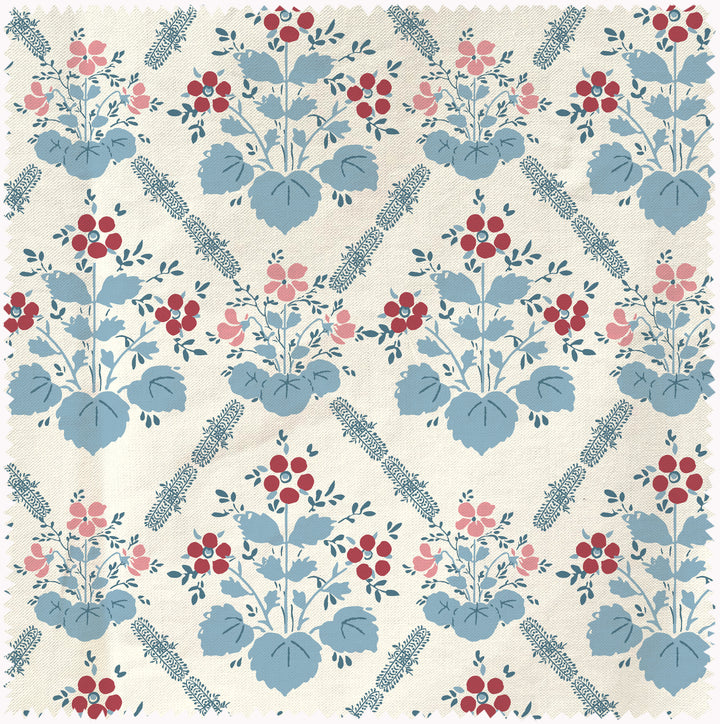 Elizabeth blue fabric