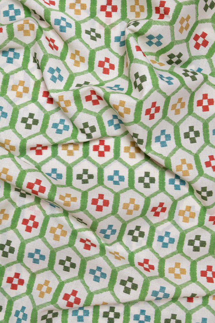 Emma-Clare green fabric