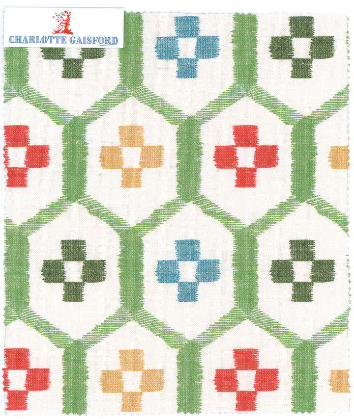 Emma-Clare green fabric