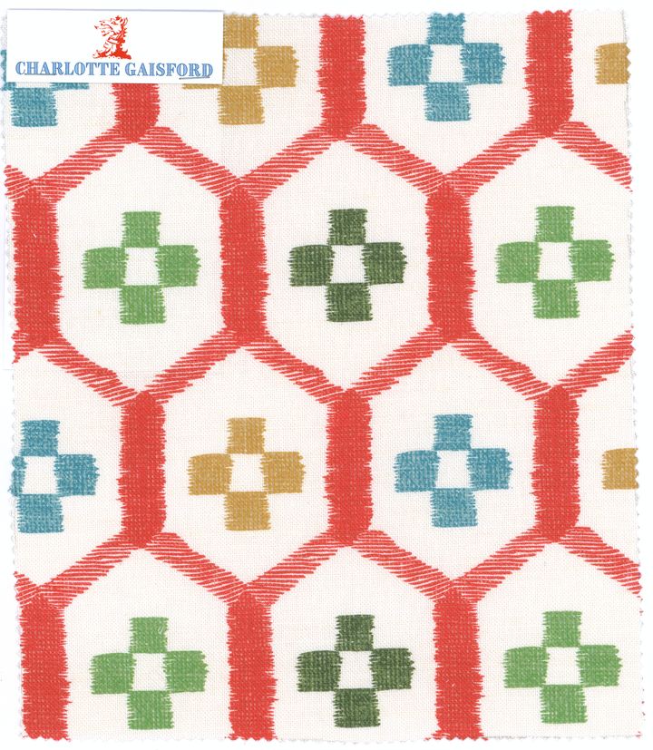 Emma-Clare red fabric