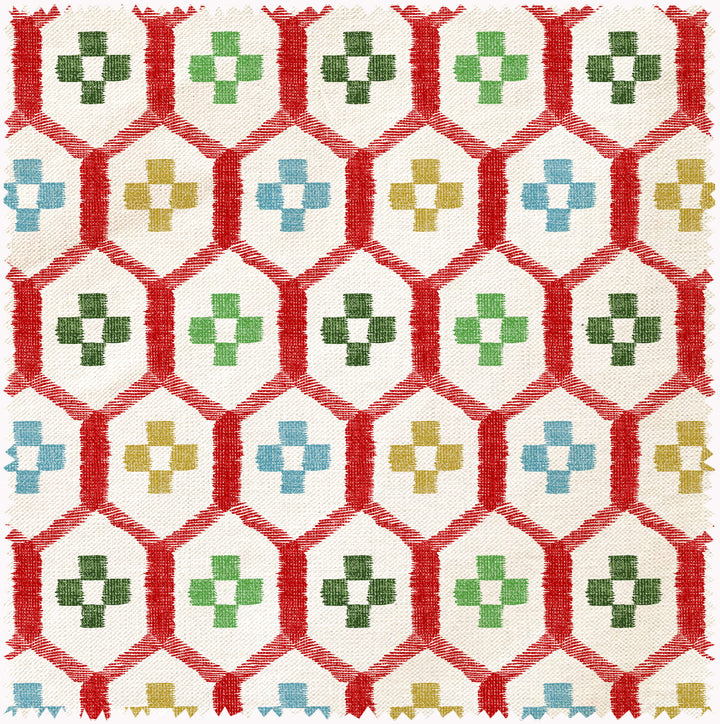 Emma-Clare red fabric