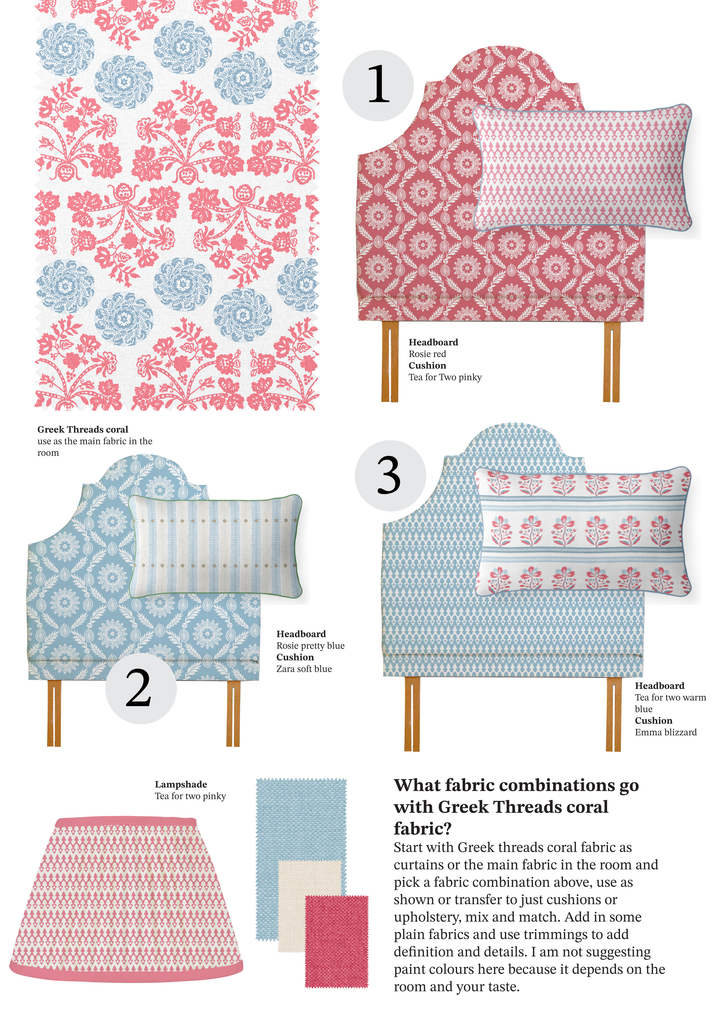 Greek Threads coral