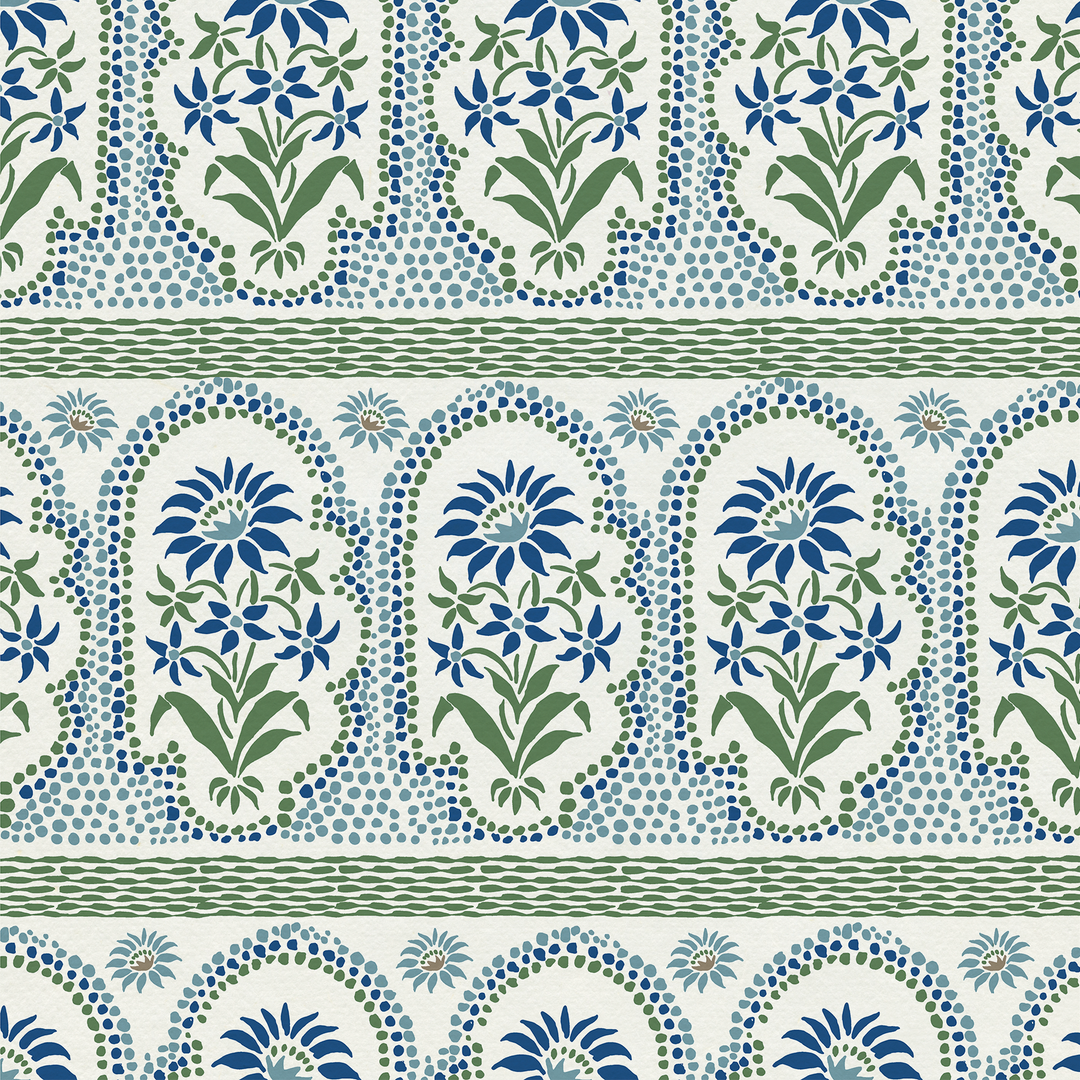 India blue wallpaper