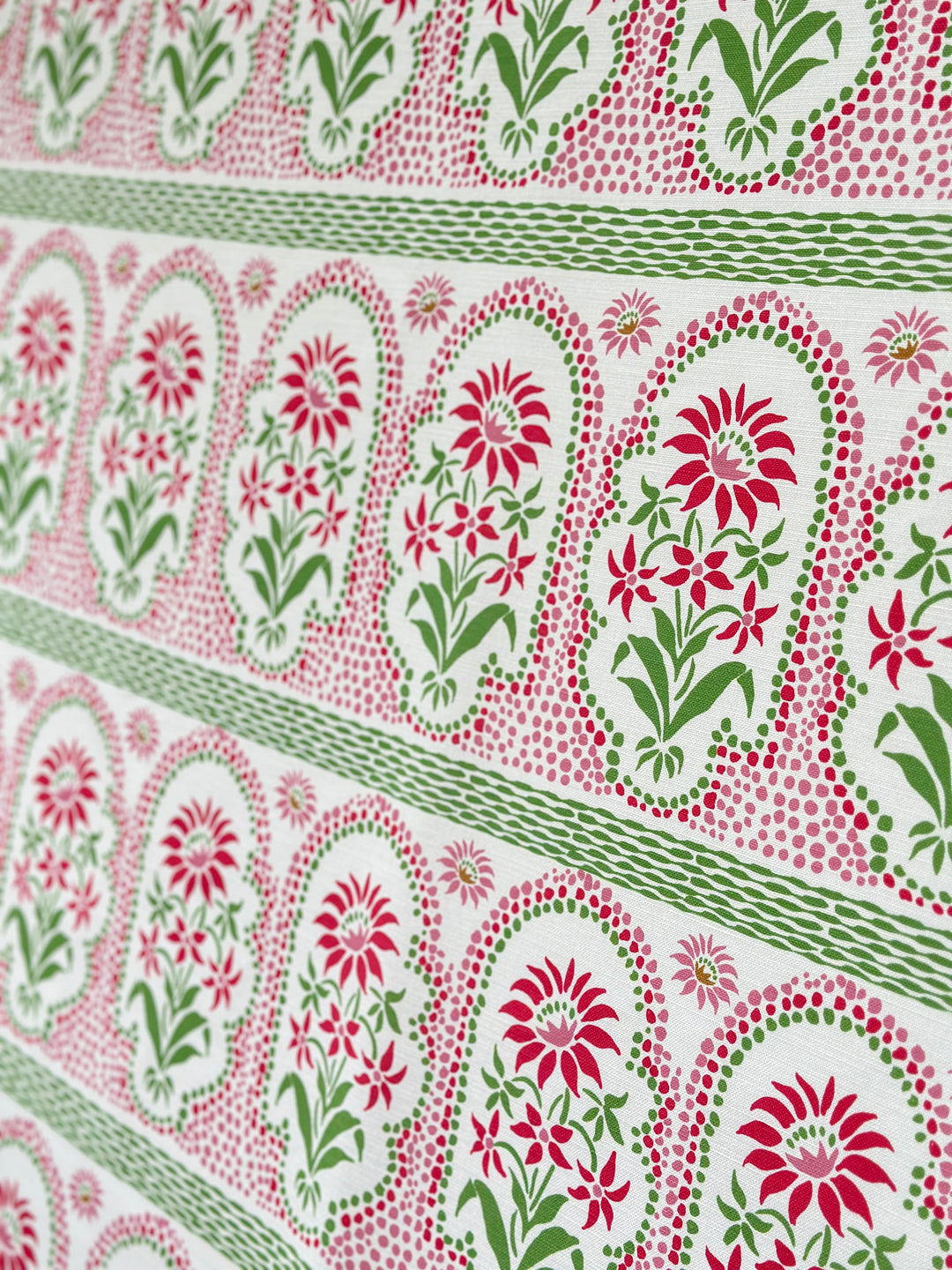 Tissu rose indien