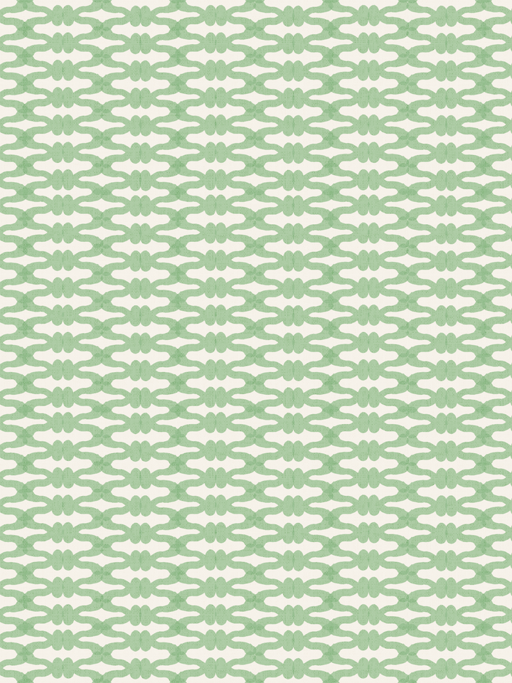 Knot green wallpaper