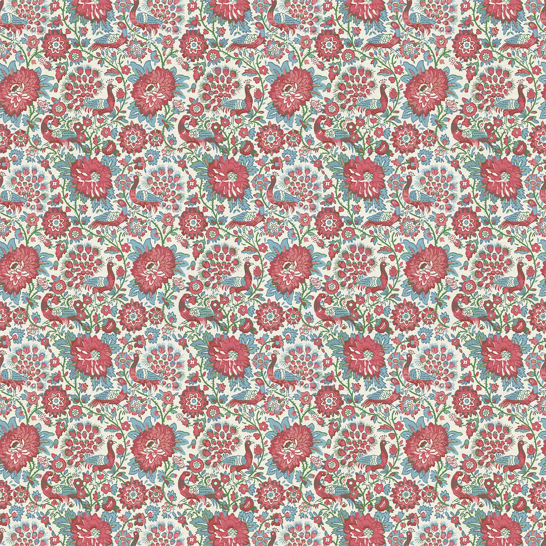 Lilly red wallpaper