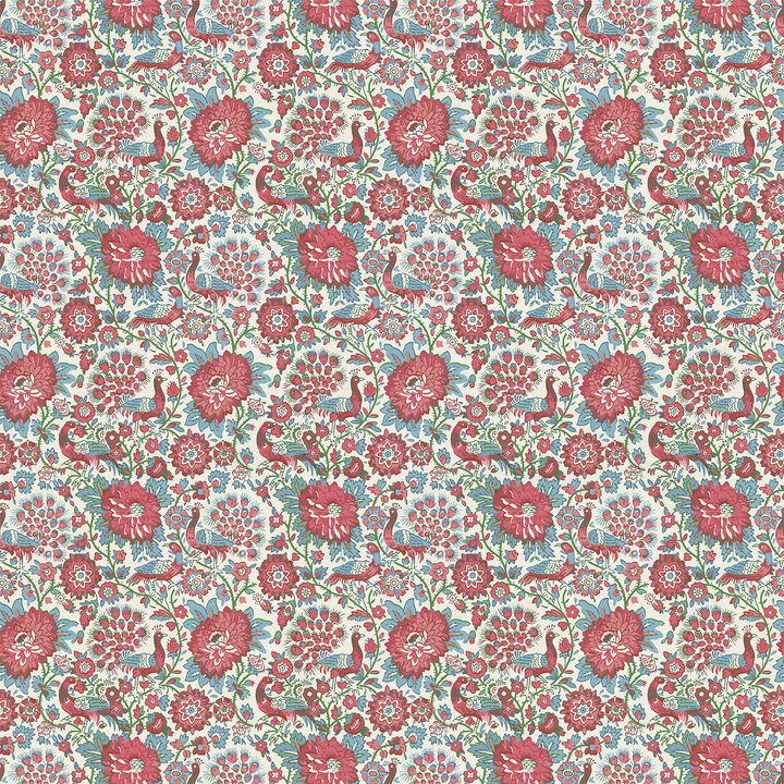 Lilly red wallpaper