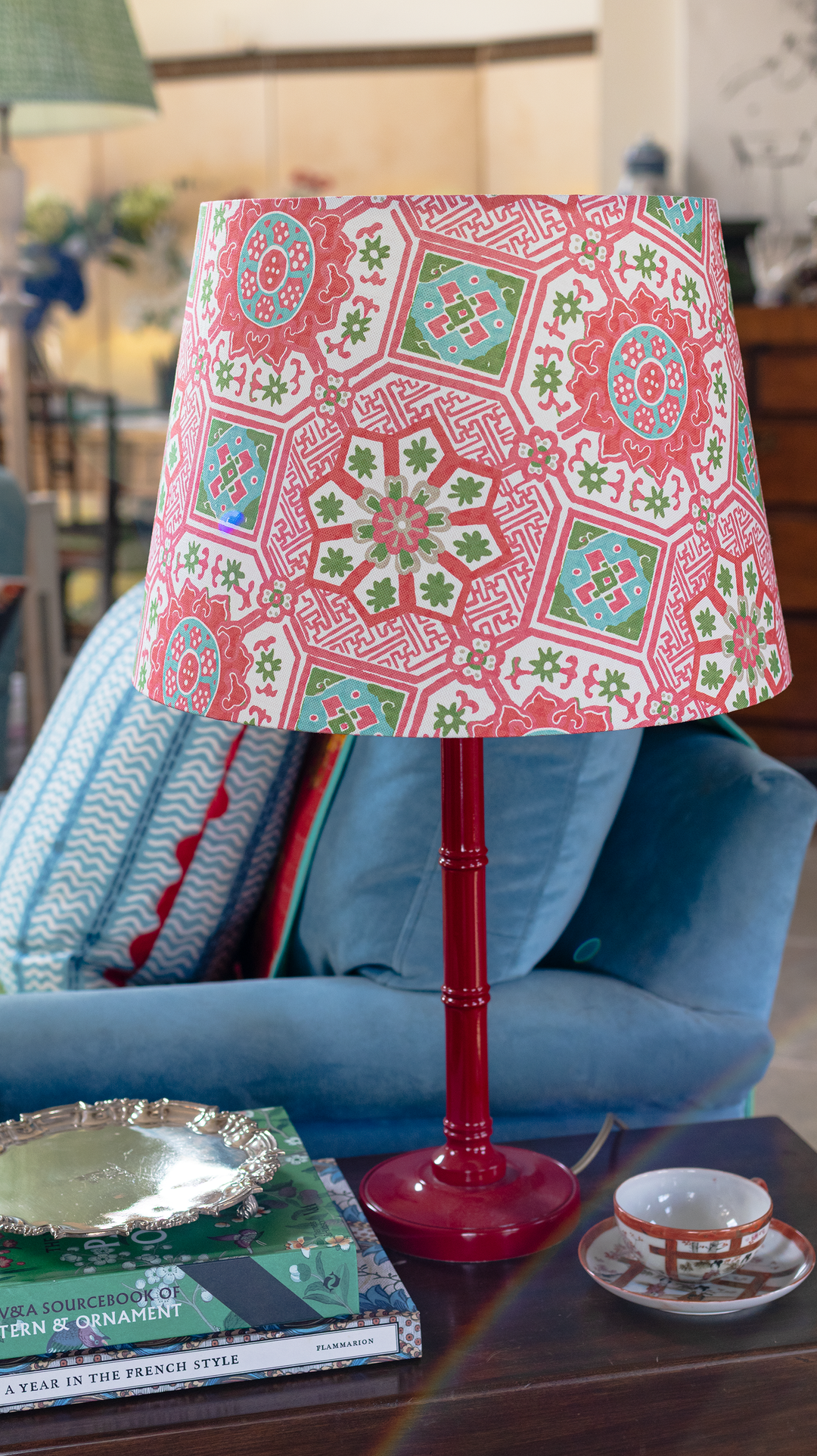 Opulent pink interiors designer fabric – Charlotte Gaisford