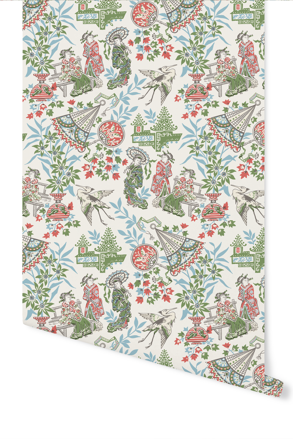 Papel pintado azul Singapore Sling