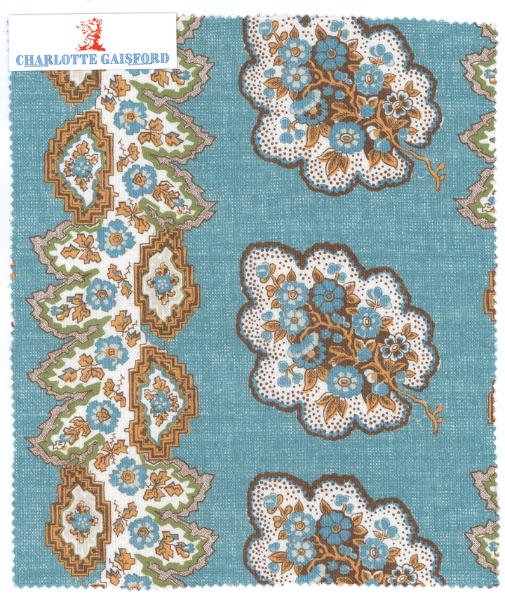 Pearl blue fabric