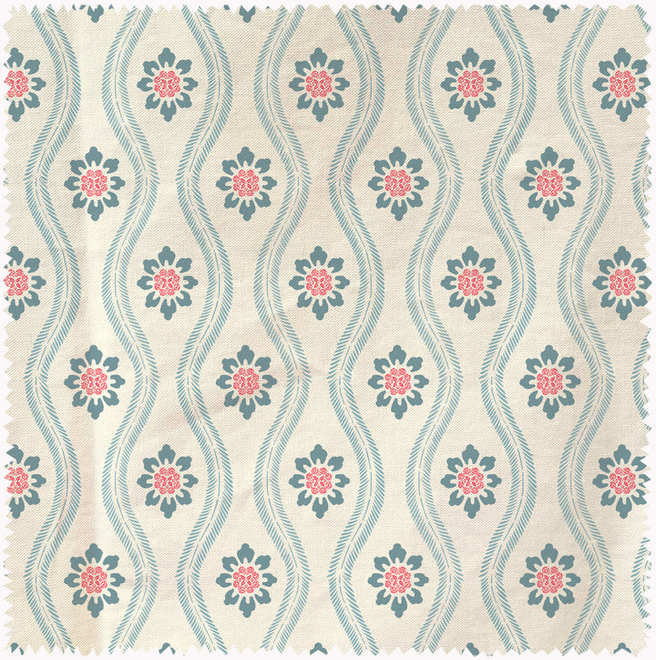 Phoebe blue fabric