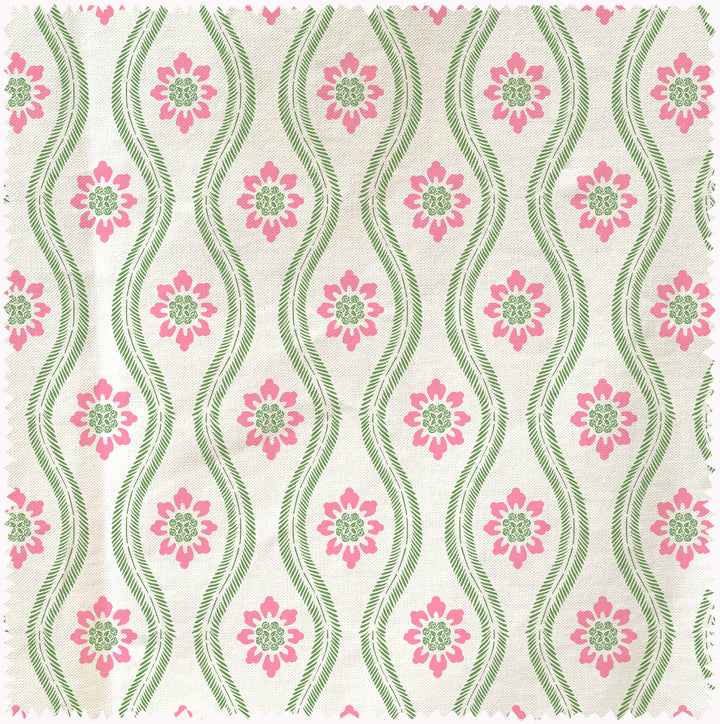 Phoebe pinky green fabric