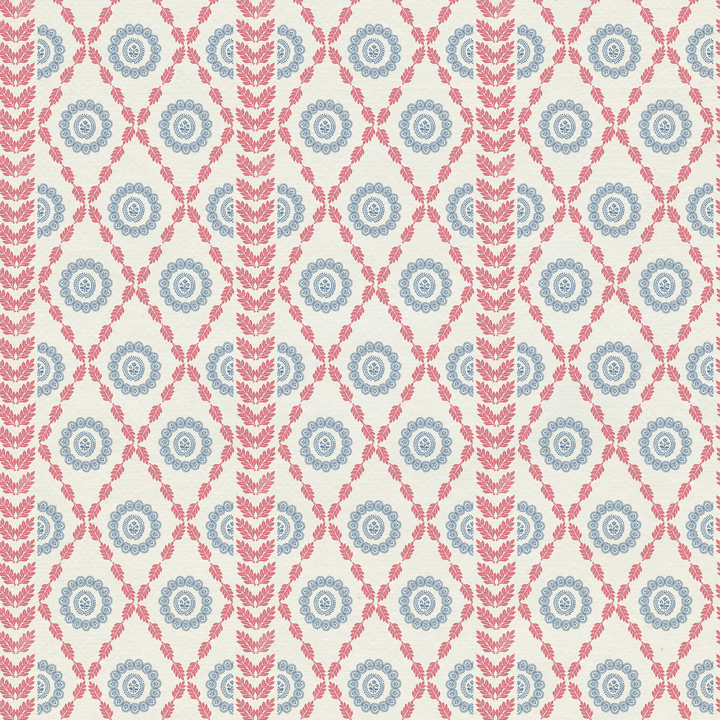 Piccadilly rouge wallpaper