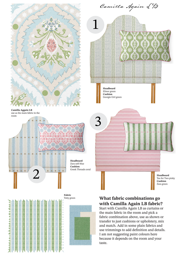 Fabric combinations book