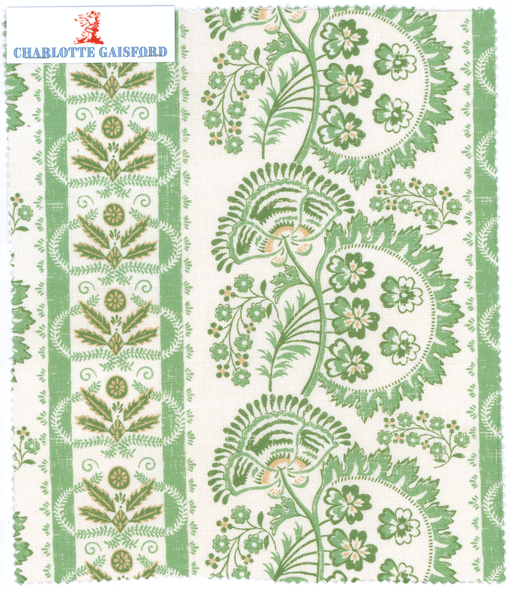 Serena green fabric