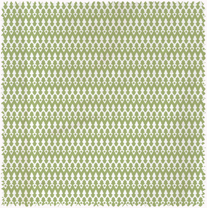 Tea for two green fabric