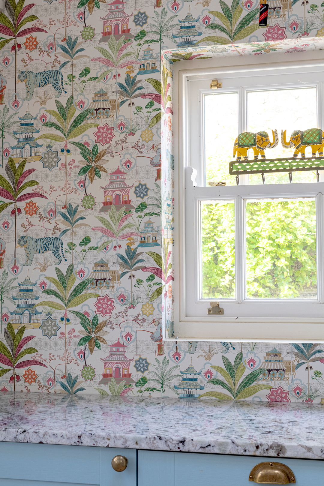 Tiger blue wallpaper