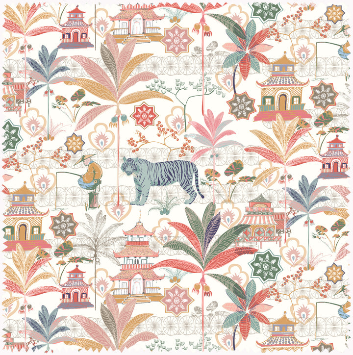 Tiger red fabric
