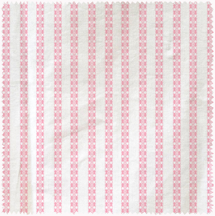 Zinal Stripe rose fabric