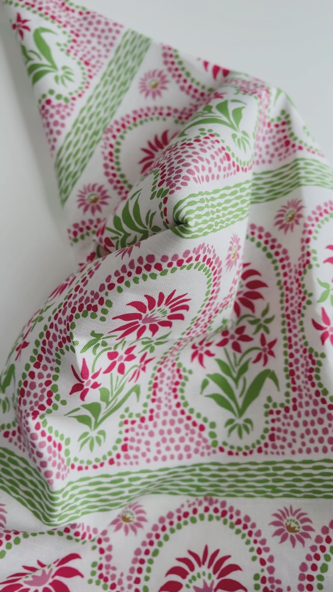 India pink fabric