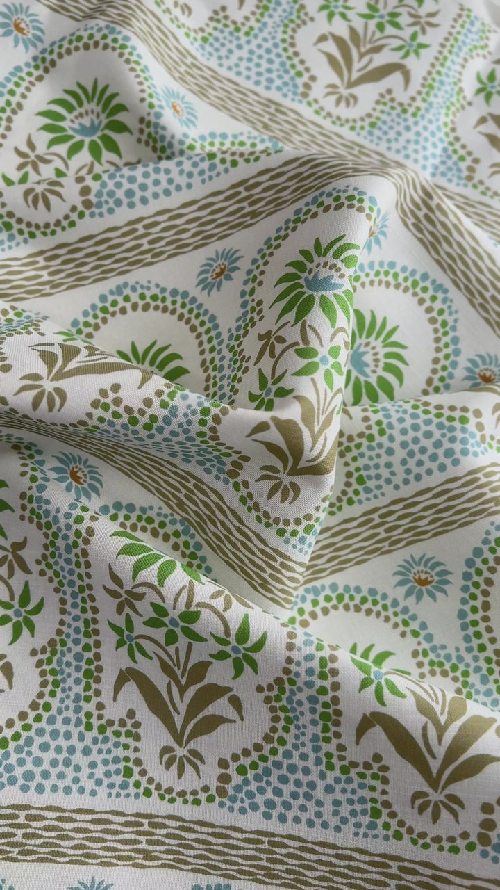 India green fabric