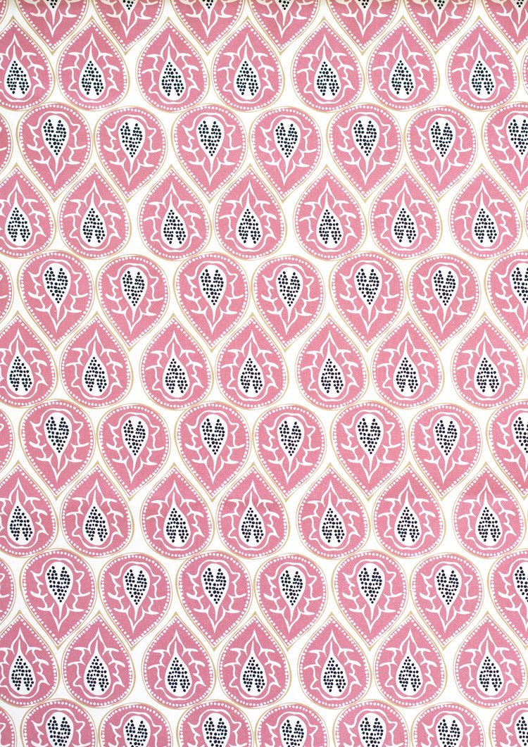 Tissu Bertie Rose