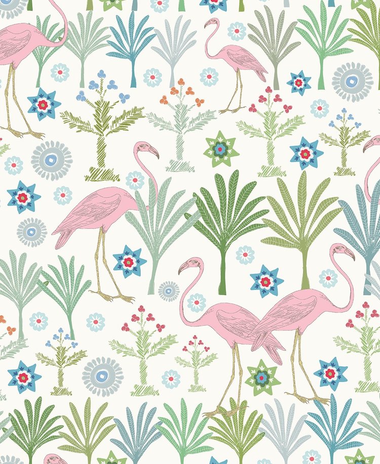 Flamingo fabric Sample
